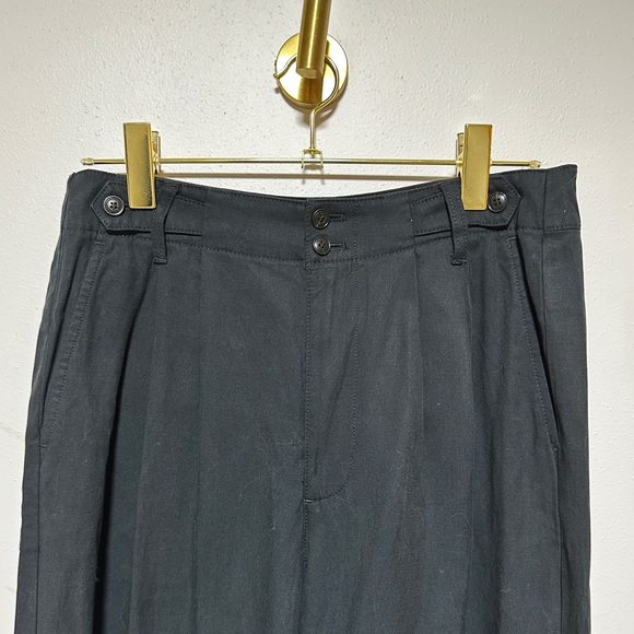 🆕 Madewell The Harlow Wide-Leg Pant Black - Picture 7 of 11